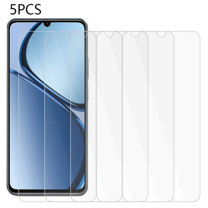 5PCS For Realme Narzo N63 4G Screen Protector 2.5D Shatterproof Tempered Glass Film