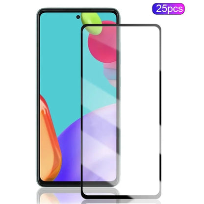 MOCOLO 25Pcs For Samsung Galaxy A51 4G SM-A515 / A51 5G SM-A516 / A52 4G / A52 5G / A52s 5G / A53 5G Screen Protector Silk Printing Film
