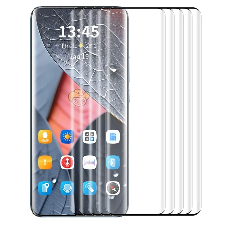 ENKAY HAT PRINCE 5Pcs For Huawei Pura 70 Pro / Pura 70 Pro+ / Pura 70 Ultra Screen Protector Tempered Glass Film