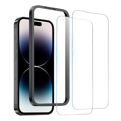 NORTHJO 2Pcs A+ For iPhone 14 Pro Max Tempered Glass Screen Protector 0.3mm 2.5D with Installation Tool