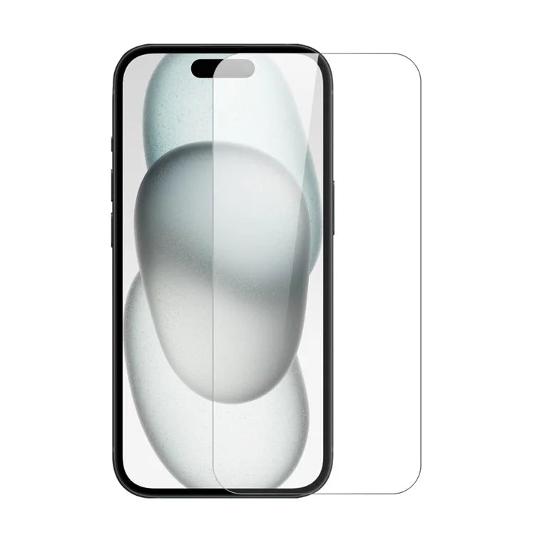 NORTHJO 2Pcs A+ For iPhone 15 Plus Screen Protector Easy Installation Tempered Glass Film