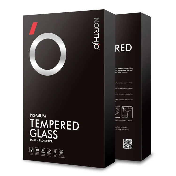 NORTHJO 2Pcs A+ For iPhone 15 Plus Screen Protector Easy Installation Tempered Glass Film