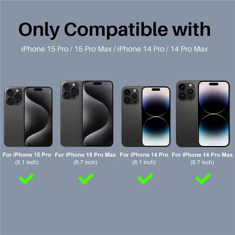 NORTHJO 2 Sets for iPhone 14 Pro / 14 Pro Max / 15 Pro / 15 Pro Max Tempered Glass Lens Protector CD Veins Metal Ring Lens Guard