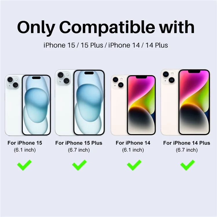 NORTHJO 3 Sets for iPhone 15 / 15 Plus / 14 / 14 Plus Lens Protector Rhinestone Decor Metal+Tempered Glass Lens Film