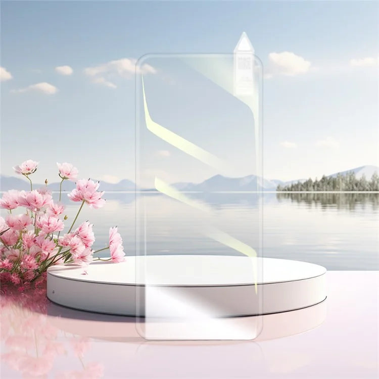 RURIHAI For Oppo Reno12 5G (Global) Screen Protector 3D UV Liquid Ultra Clear Full Glue Film