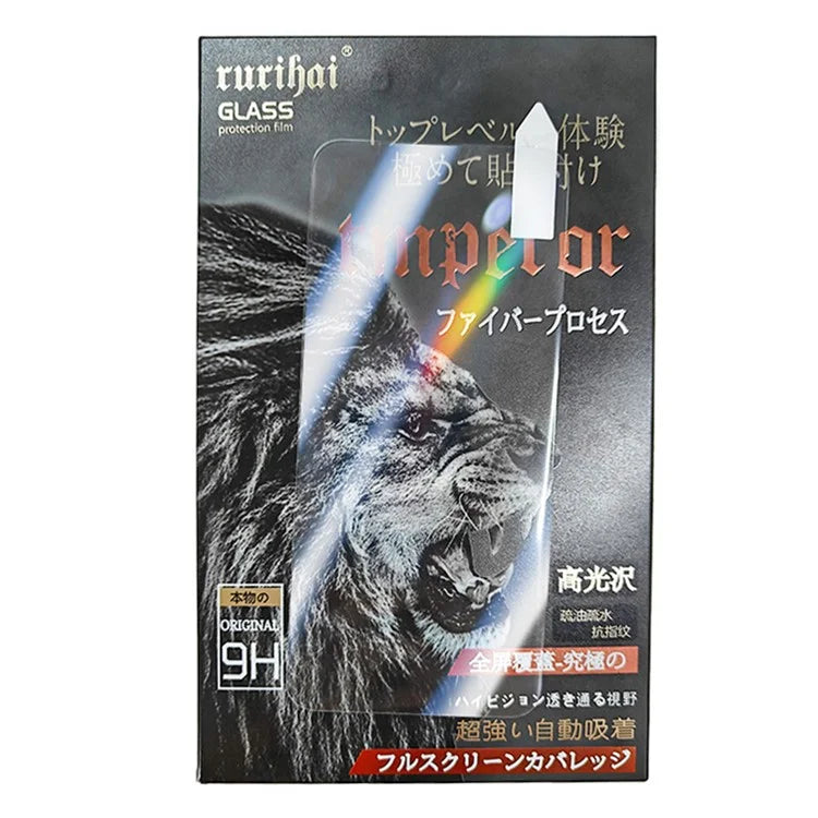 RURIHAI For Oppo Reno12 5G (Global) Screen Protector 3D UV Liquid Ultra Clear Full Glue Film