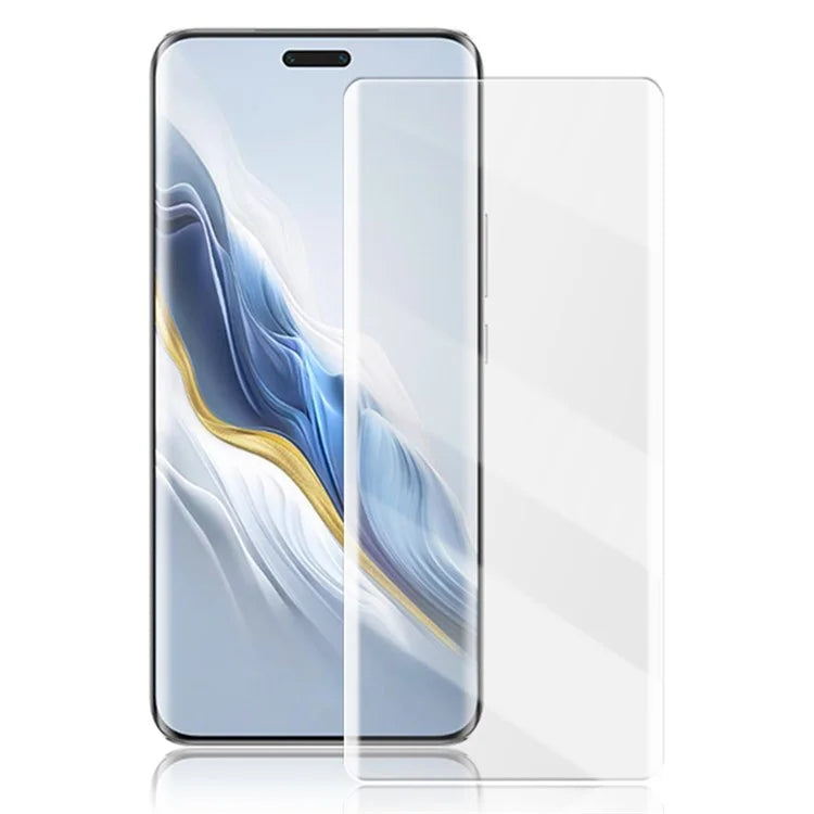 AMORUS For Honor Magic6 Pro 5G UV Liquid Full Screen Protector Cover 3D Curved Tempered Glass Film