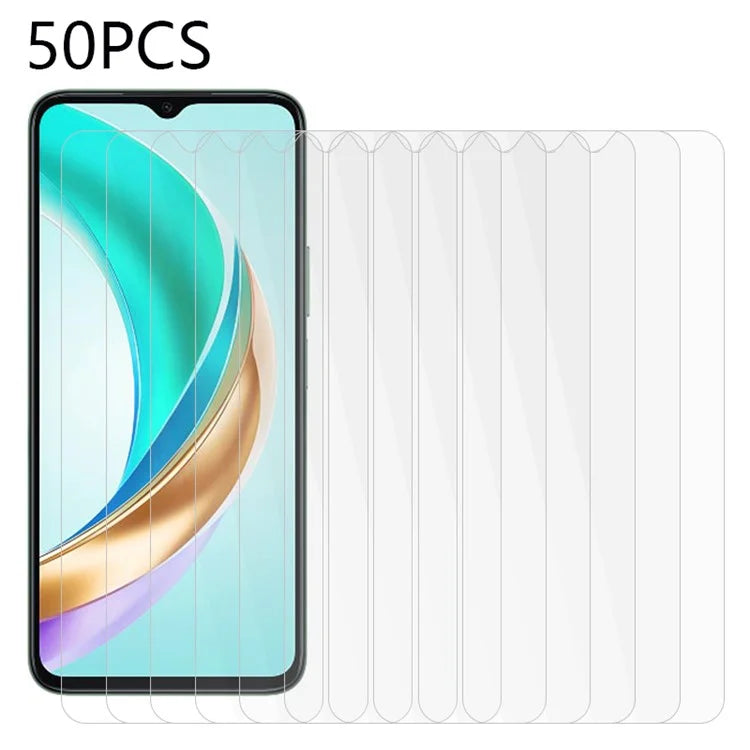50PCS For Honor X6b 4G Screen Protector 2.5D Shatter-Proof Tempered Glass Film 0.3mm