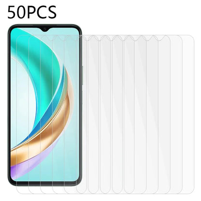 50PCS For Honor X6b 4G Screen Protector 2.5D Shatter-Proof Tempered Glass Film 0.3mm