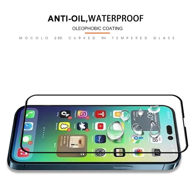 MOCOLO 25Pcs For iPhone 14 Pro Max Tempered Glass Screen Protector High Transparency