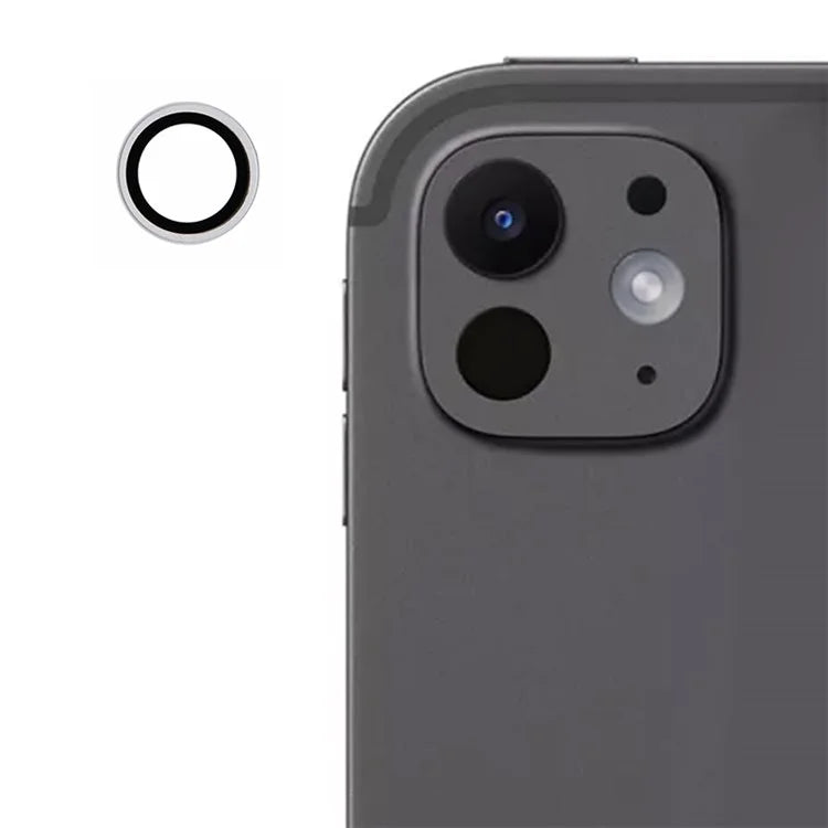 For iPad Pro 11 (2024) / iPad Pro 13 (2024) Camera Lens Protector Metal Ring Tempered Glass Film