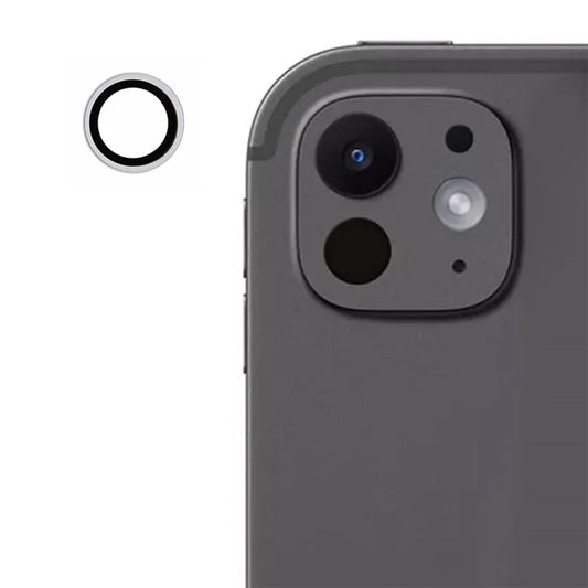 For iPad Pro 11 (2024) / iPad Pro 13 (2024) Camera Lens Protector Metal Ring Tempered Glass Film
