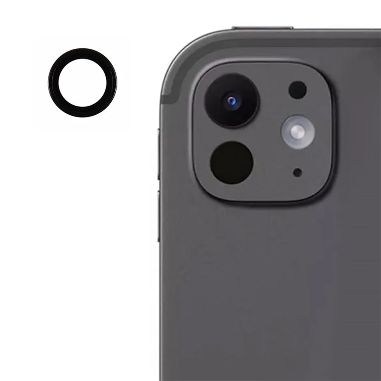For iPad Pro 11 (2024) / iPad Pro 13 (2024) Camera Lens Protector Metal Ring Tempered Glass Film
