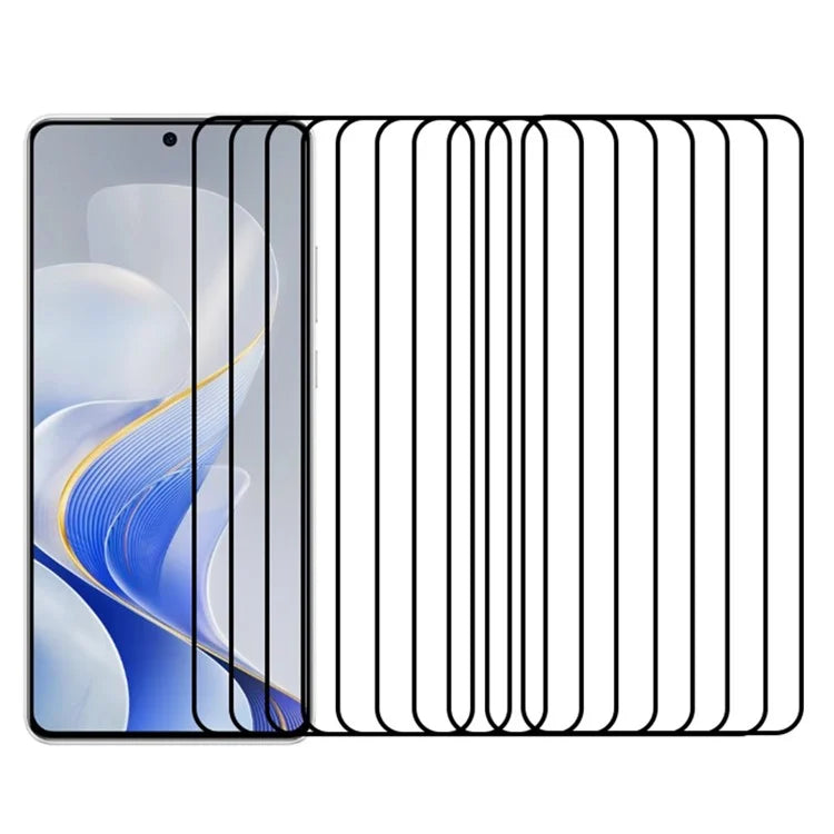 RURIHAI 10Pcs For vivo S19 5G Screen Protector High Aluminum-Silicon Glass Film Anti-Scratch 0.26mm