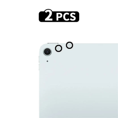RURIHAI 2 Set For iPad Air 13 (2024) Camera Lens Protector Metal Ring AR HD Glass Lens Protector Film