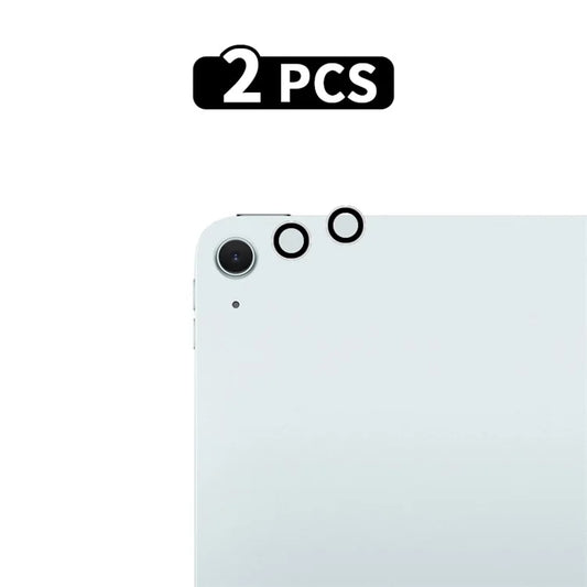 RURIHAI 2 Set For iPad Air 13 (2024) Camera Lens Protector Metal Ring AR HD Glass Lens Protector Film