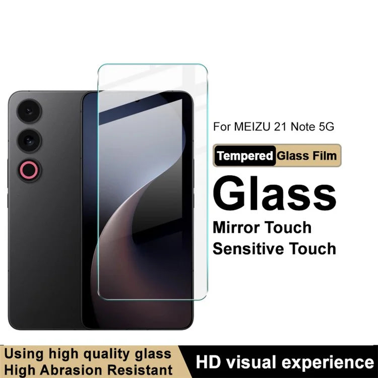 IMAK H Series For Meizu 21 Note Tempered Glass Screen Protector 9H Hardness