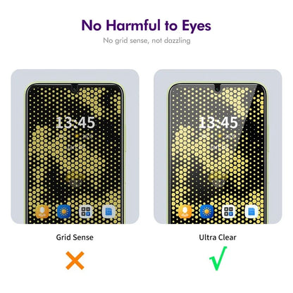 ENKAY HAT PRINCE 2Pcs For Samsung Galaxy F15 5G / M15 5G Anti-Spy Screen Protector Full Glue Anti-Glare