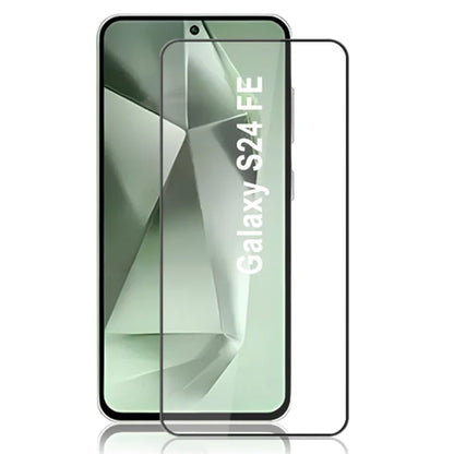 MOCOLO For Samsung Galaxy S24 FE Tempered Glass Full Screen Protector Silk Printing, Black