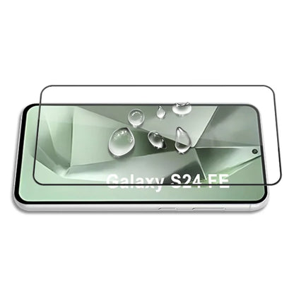 MOCOLO For Samsung Galaxy S24 FE Tempered Glass Full Screen Protector Silk Printing, Black
