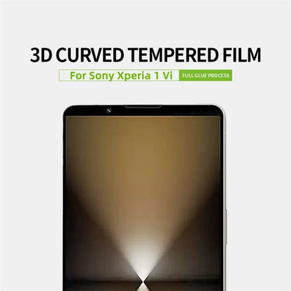 PINWUYO JK 3D Tempered Glass Film Series-2 for Sony Xperia 1 VI AGC Glass Screen Protector Full Glue