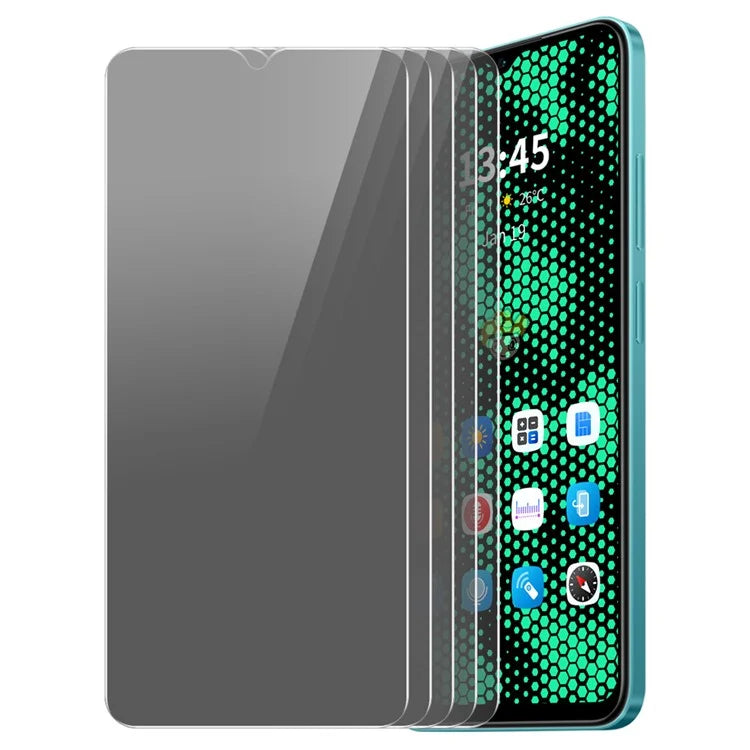 ENKAY HAT PRINCE 5Pcs For Xiaomi Poco C51 4G / C50 4G High Aluminium-Silicon Glass Screen Protector Anti-Spy