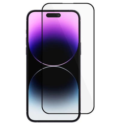 For iPhone 16 Pro Screen Protector Silk Printing Full Coverage Tempered Glass