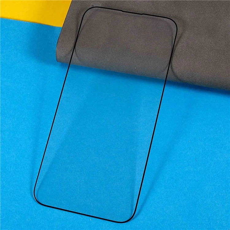 For iPhone 16 Pro Screen Protector Silk Printing Full Coverage Tempered Glass