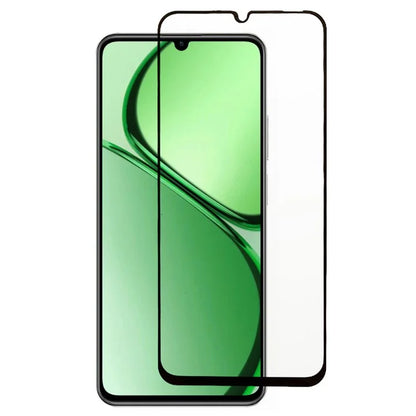 For Realme C63 4G Tempered Glass Full Screen Protector Full Glue Silk Printing