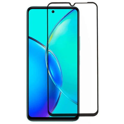 For vivo Y36 4G (Global) Full Coverage Screen Protector Tempered Glass Film Silk Printing