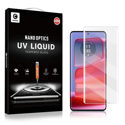 AMORUS For Motorola Edge 50 Ultra 5G / Moto X50 Ultra 5G / Edge 50 Pro 5G Screen Protector UV Liquid Tempered Glass Film