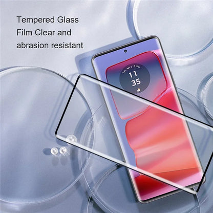 AMORUS For Motorola Edge 50 Ultra 5G / Moto X50 Ultra 5G / Edge 50 Pro 5G Screen Protector Tempered Glass 3D Curved HD Clear Film