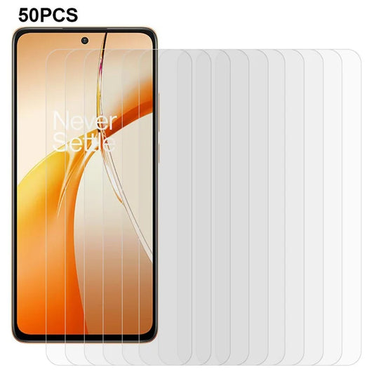 50PCS For OnePlus Nord CE4 Lite 5G / Oppo K12x 5G Screen Protector 0.3mm Ultra-Thin Tempered Glass