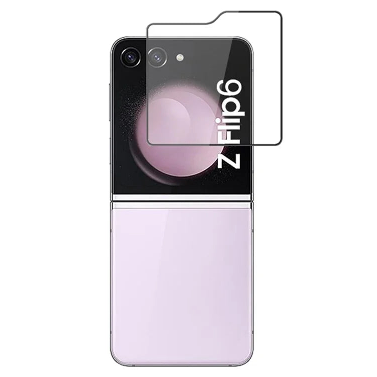 AMORUS For Samsung Galaxy Z Flip6 5G Rear Screen Protector Tempered Glass Back Screen Film