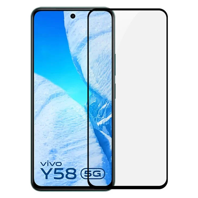 RURIHAI For vivo Y58 5G Screen Protector 2.5D 0.26mm High Aluminum-Silicon Glass Film