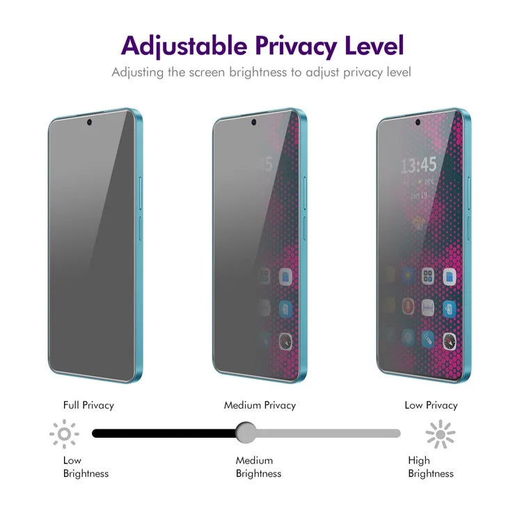 ENKAY HAT PRINCE 5Pcs For itel P55 Anti-Spy Screen Protector Smooth Touch