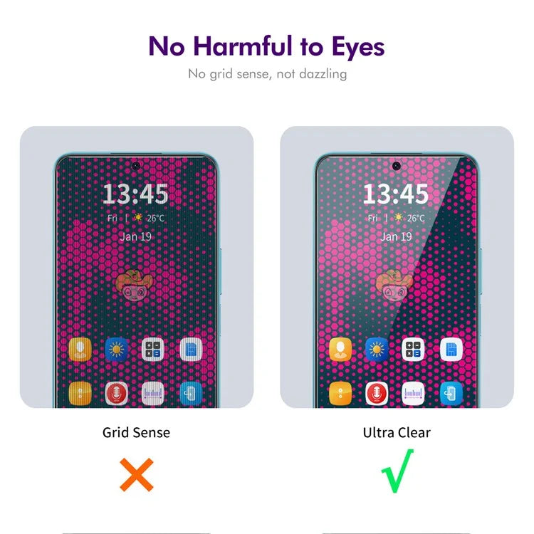 ENKAY HAT PRINCE 5Pcs For itel P55 Anti-Spy Screen Protector Smooth Touch