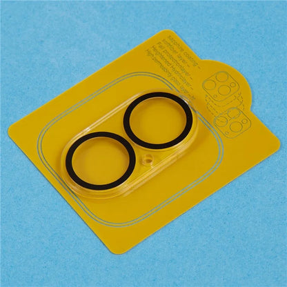 For iPhone 16 / 16 Plus Camera Lens Protector Built-In Black Circles Tempered Glass Lens Film
