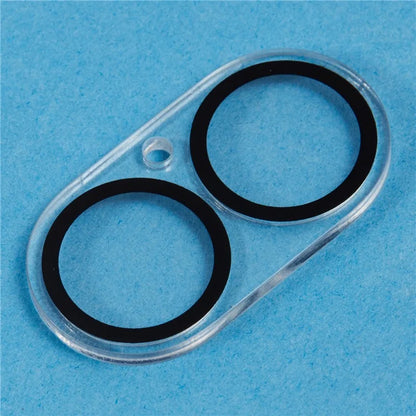 For iPhone 16 / 16 Plus Camera Lens Protector Built-In Black Circles Tempered Glass Lens Film