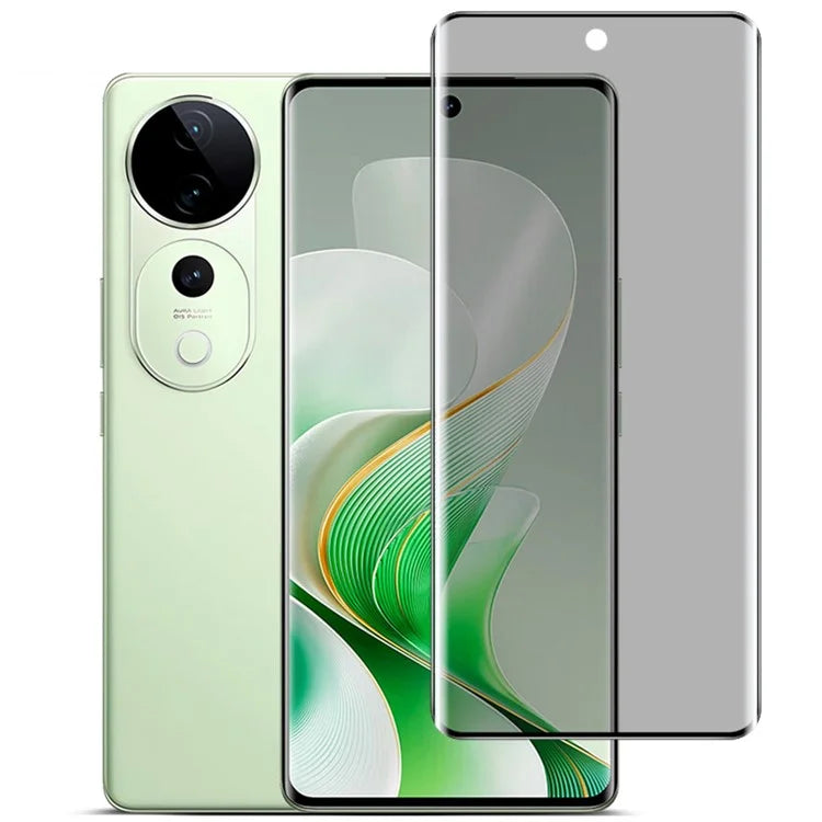 IMAK For vivo S19 Pro 5G / V40 5G / V40 Pro 5G Anti-Spy Screen Protector 3D Curved Tempered Glass Film Full Cover