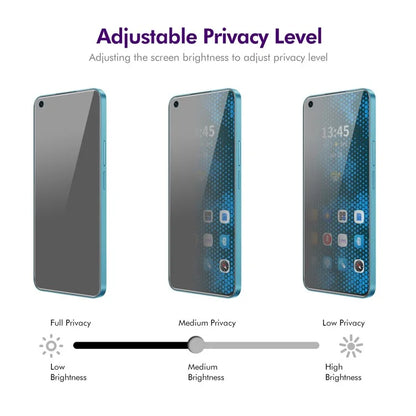 ENKAY HAT PRINCE 5Pcs For Oppo Reno7 SE 5G Full Coverage Screen Protector 28-Degree Anti-Spy