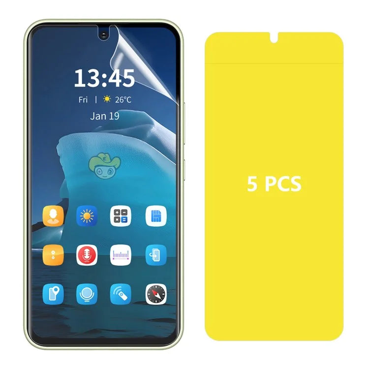 ENKAY HAT PRINCE 5Pcs For vivo Y200e 5G Film TPE+PET+TPU Hydrogel Phone Screen Guard