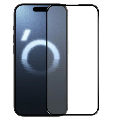 NORTHJO A+ For iPhone 16 Pro Max Silk Printing Full Screen Protector High Aluminum-Silicon, Black