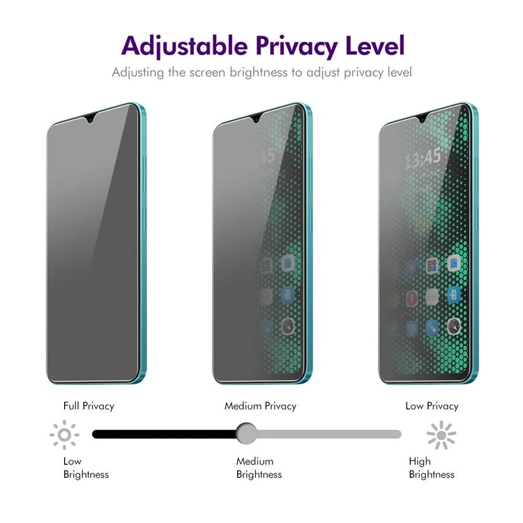 ENKAY HAT PRINCE 5Pcs For itel Vision 2s Privacy Screen Protector 9H Screen Saver