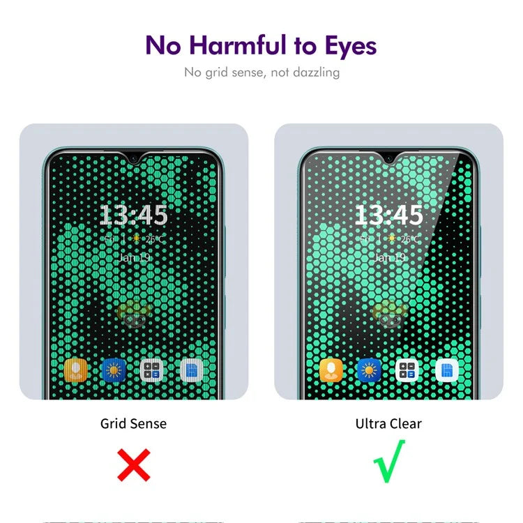 ENKAY HAT PRINCE 5Pcs For itel Vision 2s Privacy Screen Protector 9H Screen Saver