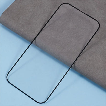 D Pro For iPhone 16 Silk Printing Tempered Glass Screen Protector 9H Hardness