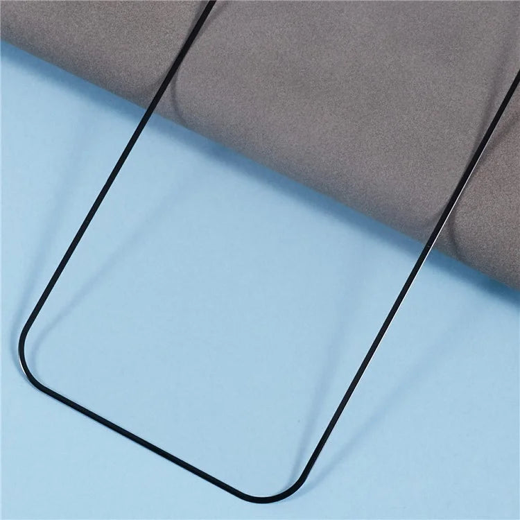 D Pro For iPhone 16 Silk Printing Tempered Glass Screen Protector 9H Hardness