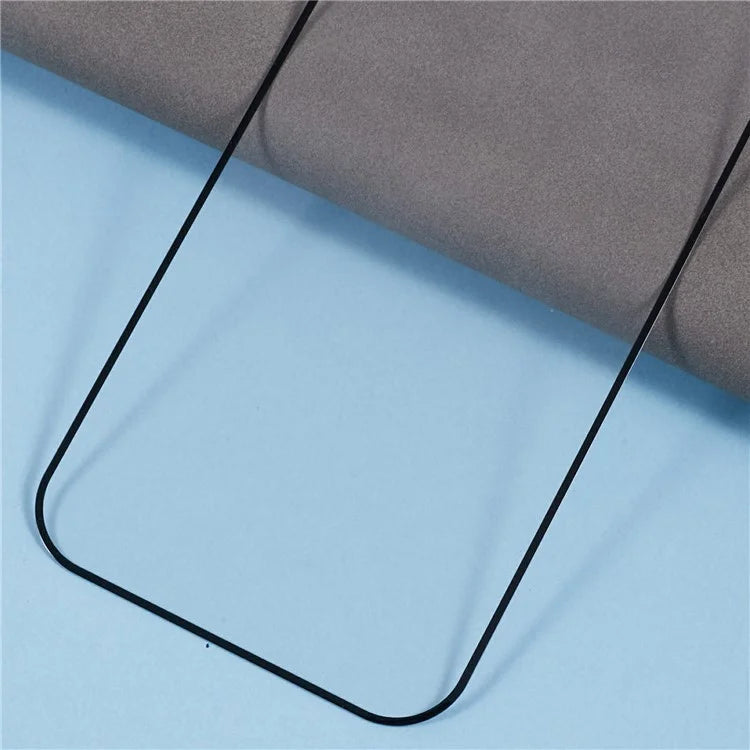 D Pro For iPhone 16 Pro Tempered Glass Full Screen Protector Silk Printing HD Clear