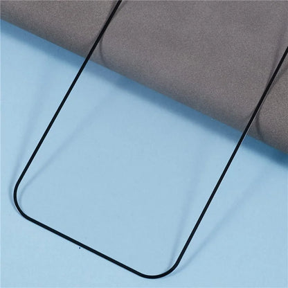 D Pro For iPhone 16 Pro Tempered Glass Full Screen Protector Silk Printing HD Clear