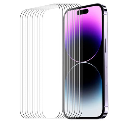 ENKAY HAT PRINCE 10Pcs For iPhone 16 High Aluminium-Silicon Glass Screen Protector